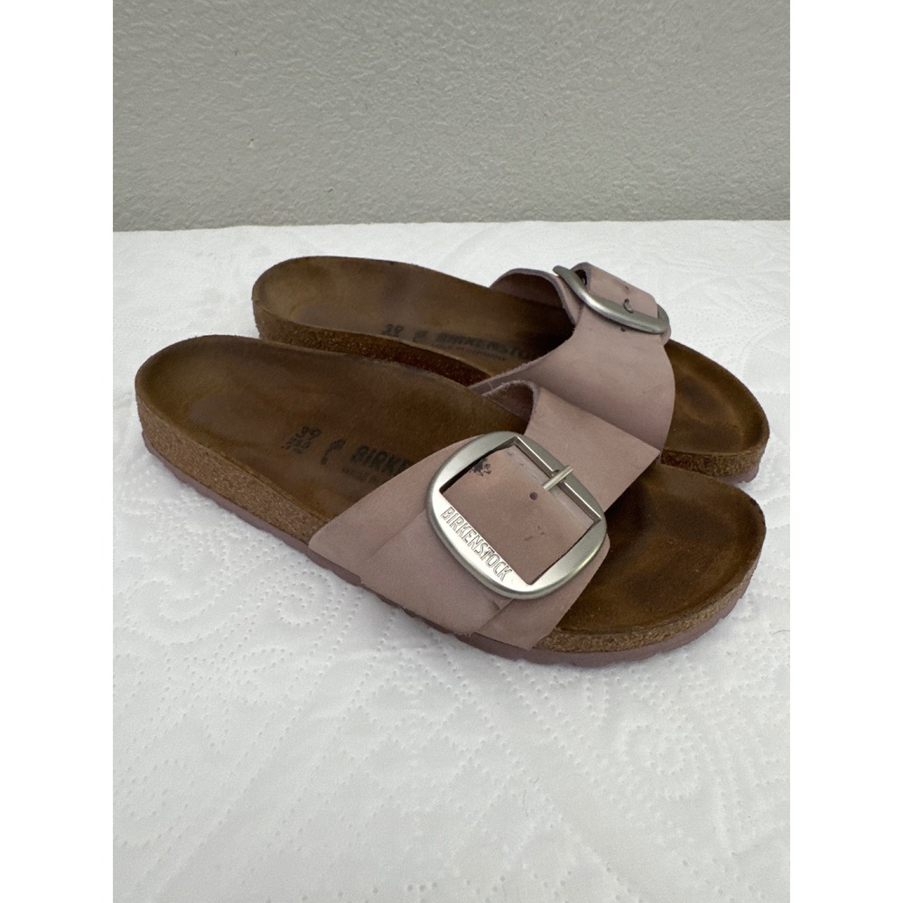 Birkenstock Madrid Single Strap Big Buckle Comfort Sandals Lavender Size 39 - Picture 13 of 13